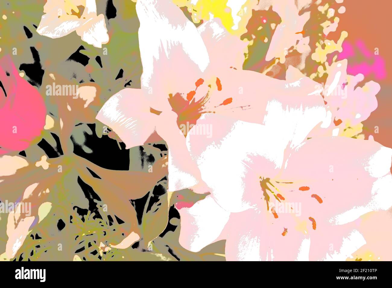 Arrière-plans texturés pour bannières et pages web, jeux, etc... arrière-plans colorés, avec des thèmes floraux répétitifs. Banque D'Images