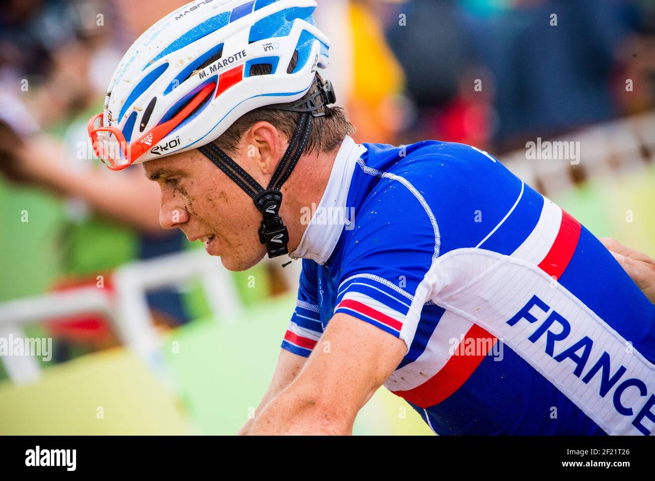 France s Maxime Marotte Mountain Bike Homme s Cross-Country pendant les Jeux Olympiques RIO 2016, Cyclisme Mountain Bike, le 21 août 2016, à Rio, Brésil - photo Vincent Curutchet / KMSP / DPPI Banque D'Images
