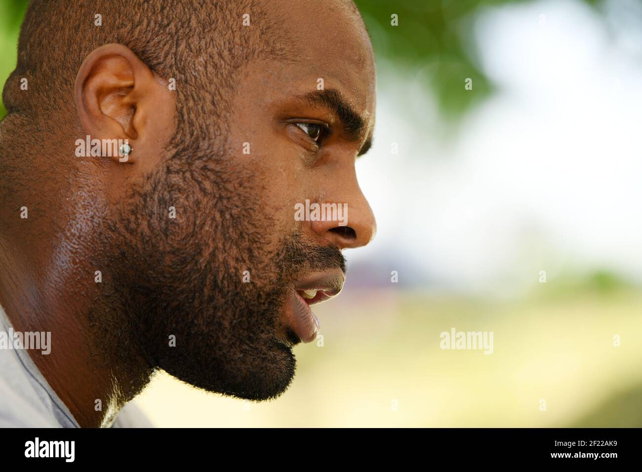 Teddy Riner lors d'une séance de pratique physique le 28 juin 2017 à l'INSEP à Paris, France - photo Philippe Millereau / KMSP / DPPI Banque D'Images