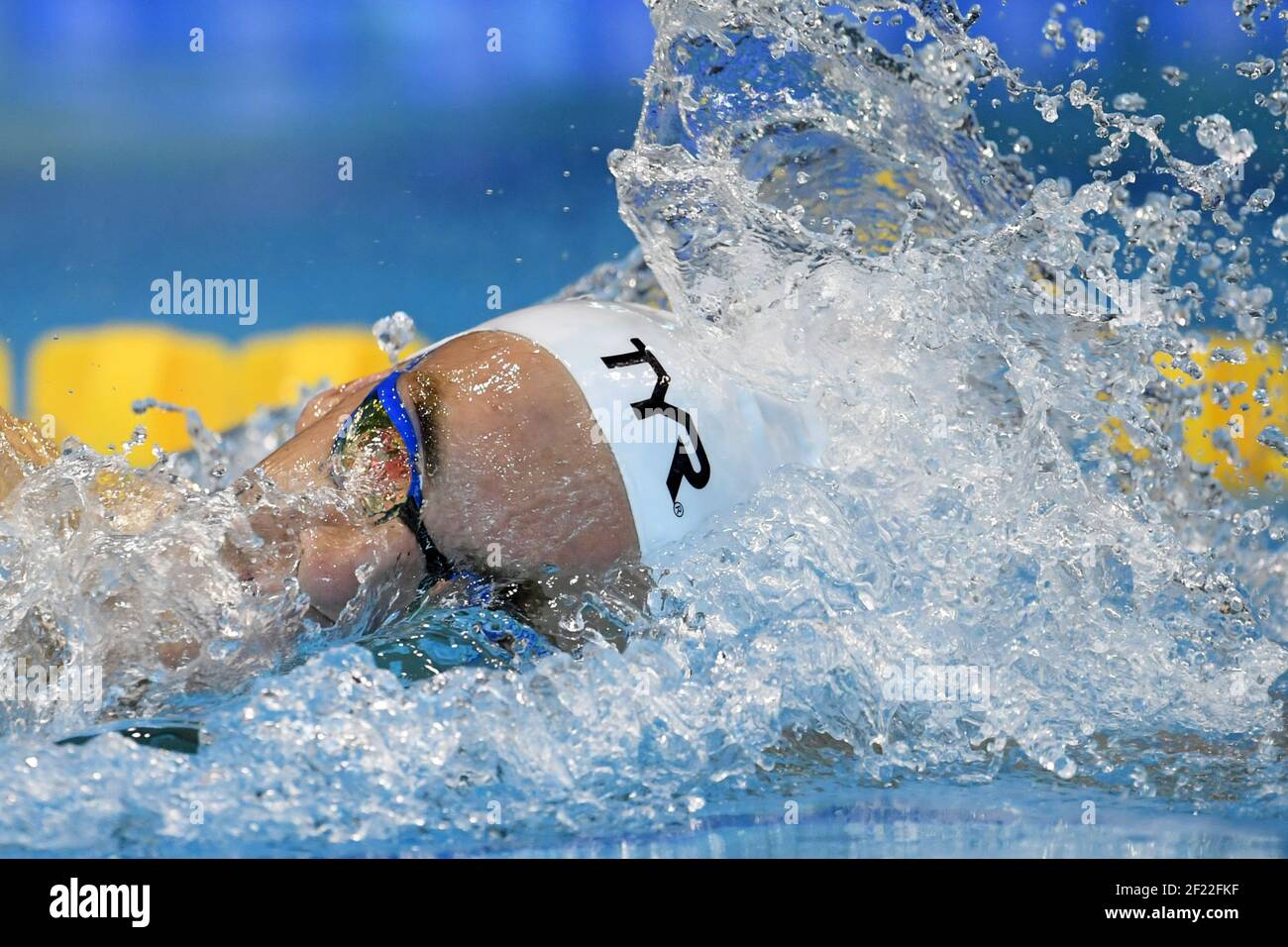 Hugo Sagnes participe à 200m freestyle Men préliminaire pendant le Festival olympique de la Jeunesse européenne 2017 à Gyor, Hongrie, 2e jour, le 24 juillet 2017 - photo Philippe Millereau / KMSP / DPPI Banque D'Images