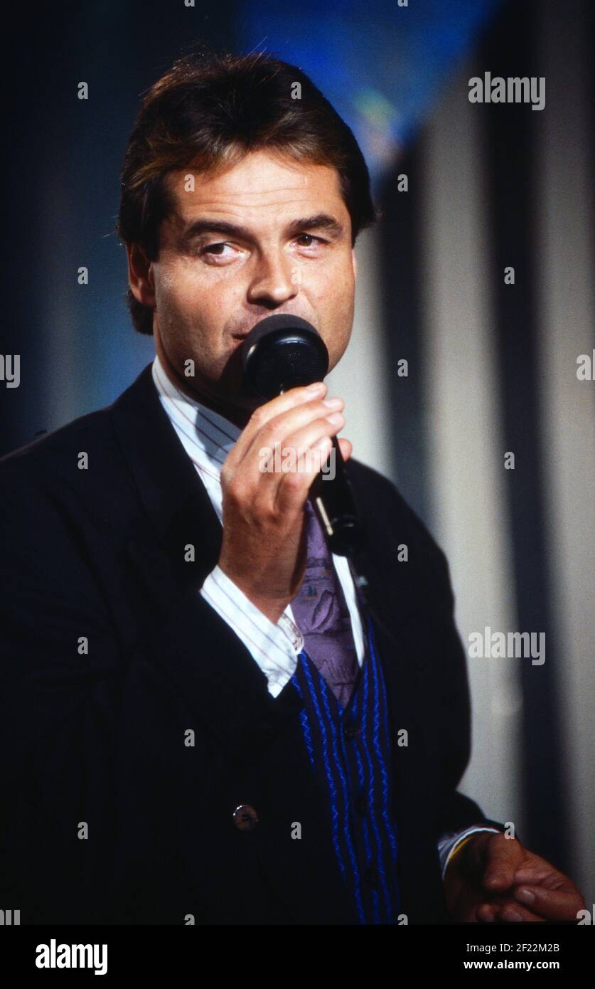 Prominenz auf der IFA à Berlin, Deutschland 1989, hier: Oliver Freitag Banque D'Images