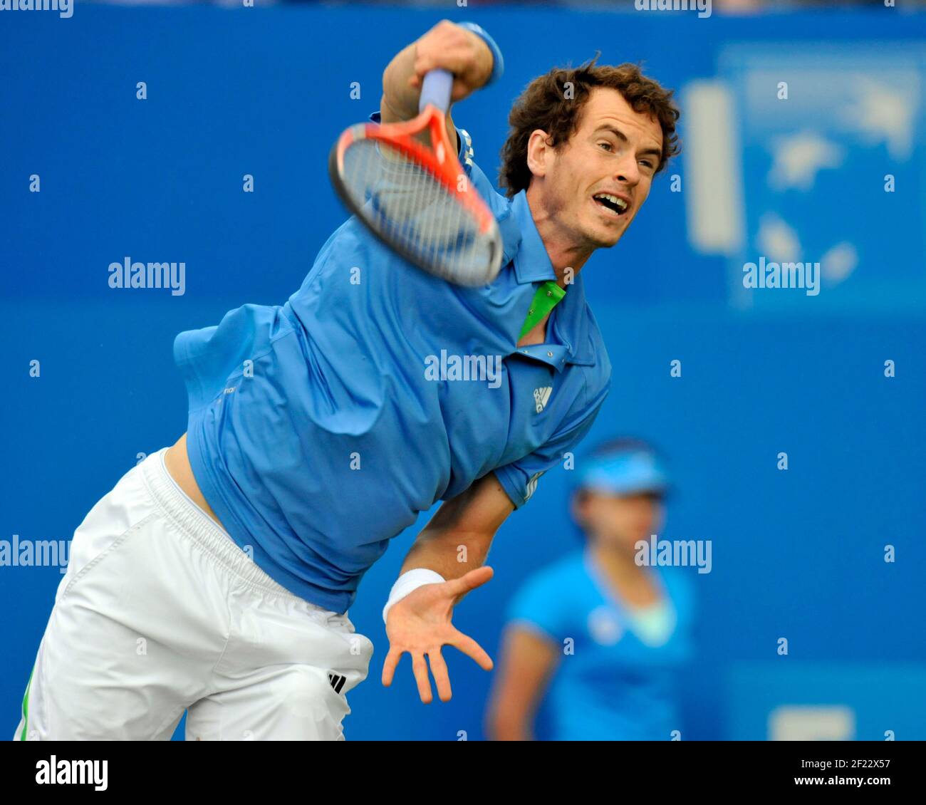 TENNIS AEGON QUEENS CLUB. ANDY MURRAY V X, MALISSE. 8/6/2011. PHOTO DAVID ASHDOWN Banque D'Images