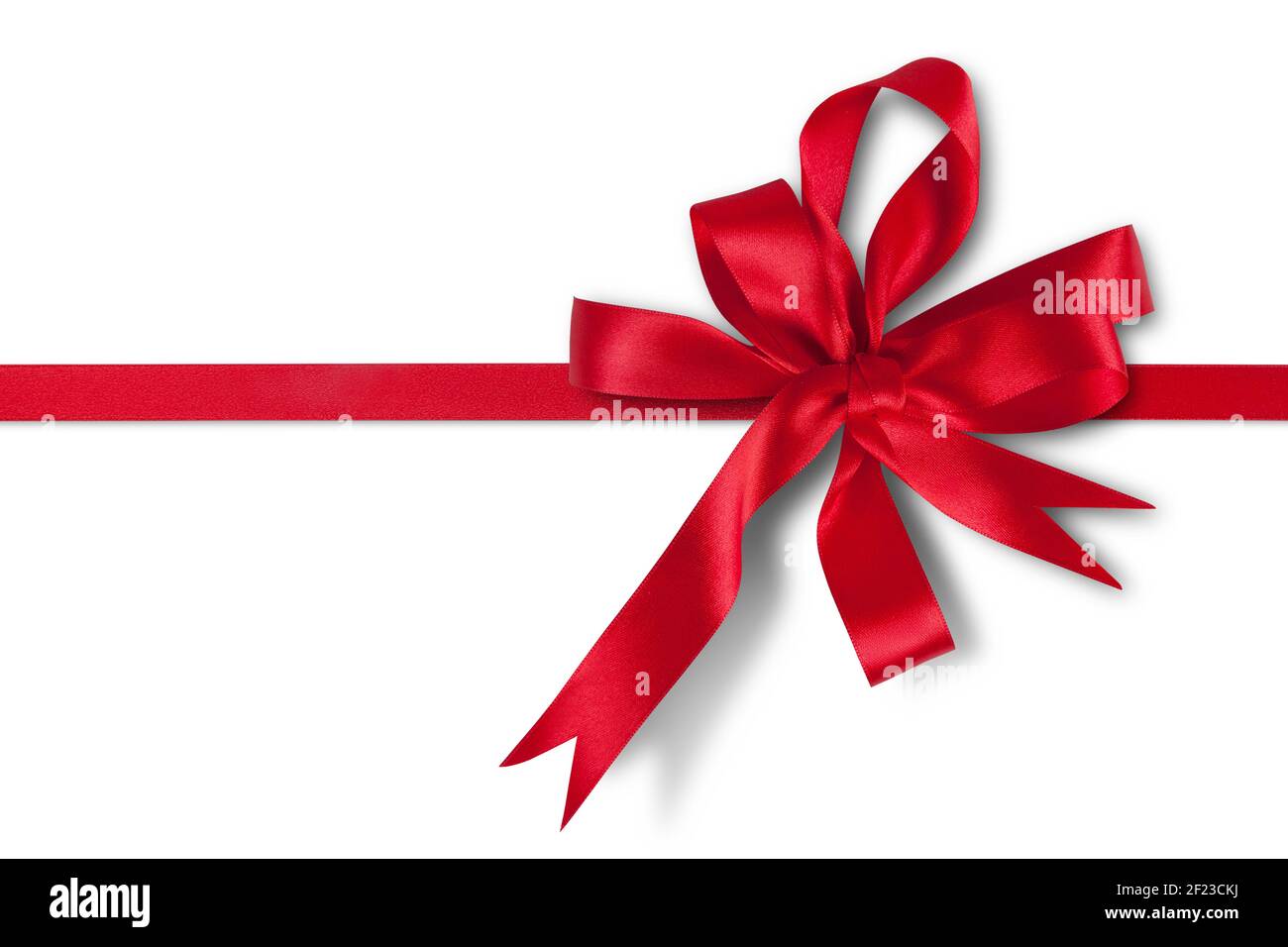 Ruban brillant et satiné. Carte de vœux de joyeux noël et de bonne année  Photo Stock - Alamy