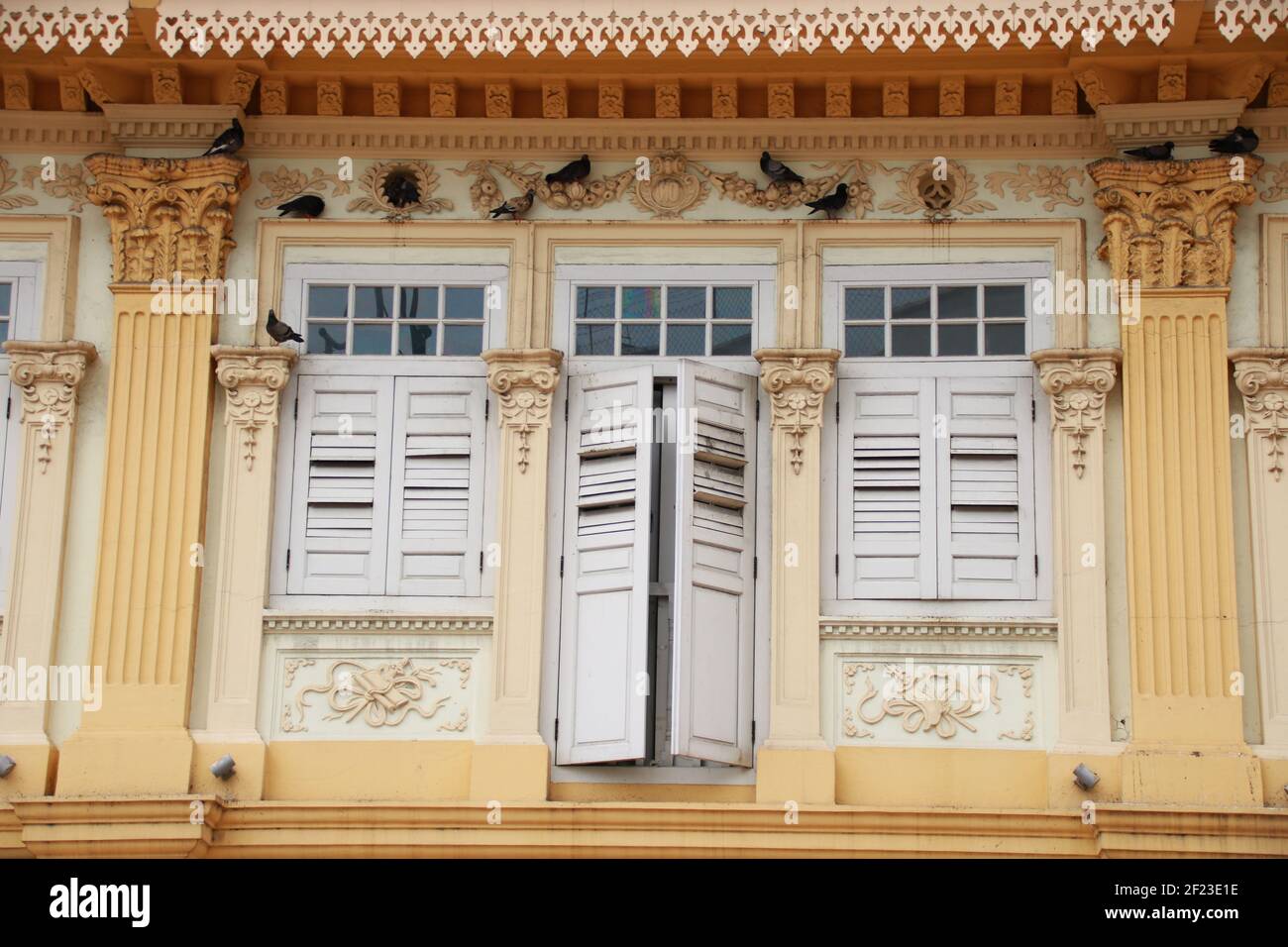 Maisons des Peranakans Banque D'Images