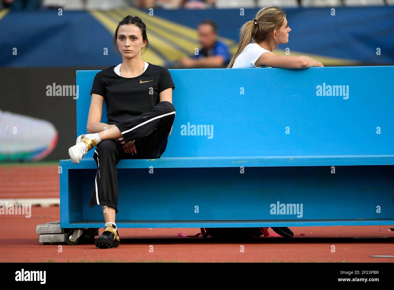 Mariya Lasitskene (ANA) est en compétition avec les femmes de saut à haute vitesse lors de la rencontre de Paris 2018, Diamond League, au stade de Charlety, à Paris, France, Le 30 juin 2018 - photo Julien Crosnier / KMSP / DPPI Banque D'Images