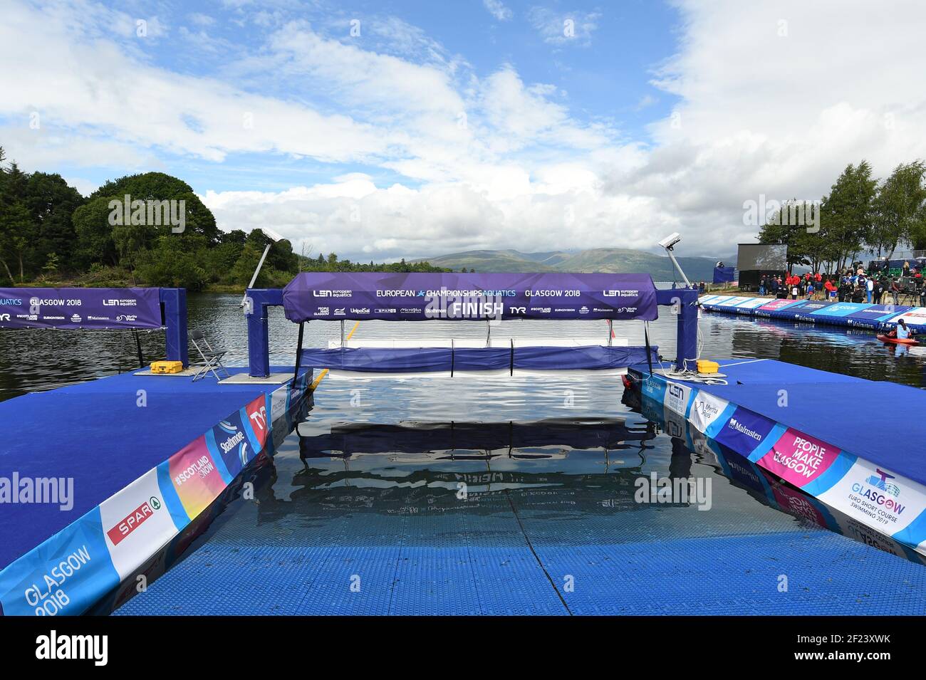 Lors des Championnats d'Europe de natation Glasgow 2018, au Centre International de natation de Tollcross, à Glasgow, Grande-Bretagne, jour 7, le 8 août, 2018 - photo Stephane Kempinaire / KMSP / DPPI Banque D'Images