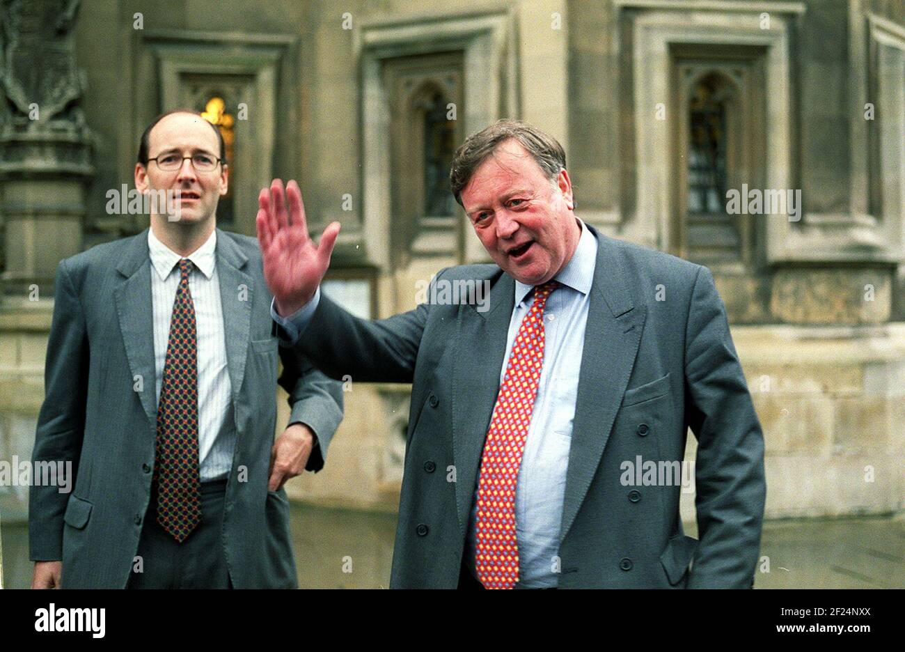 KENNETH CLARKE, DÉPUTÉ, APRÈS LE VOTE DE SÉLECTION DU CHEF CONSERVATEUR Banque D'Images