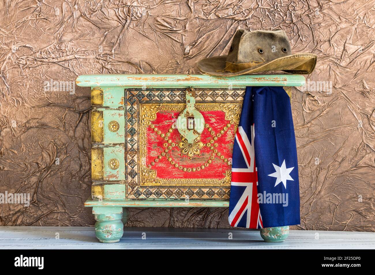 Bonnet Beanie Design Avec Emblème Australien Et Drapeau - Beachfield - Neuf Sans étiquettes