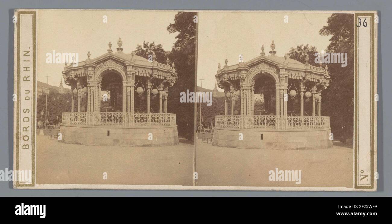 Baden-Baden (Allemagne), le kiosque musical .. Banque D'Images