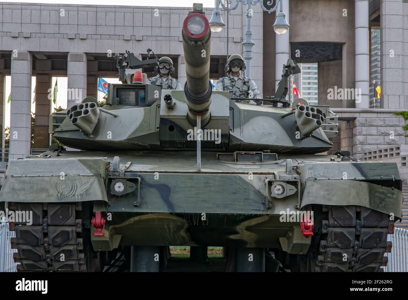 Séoul, Corée du Sud. 27 mai 2017. K-1 Tank au musée War Memorial of Korea. Banque D'Images