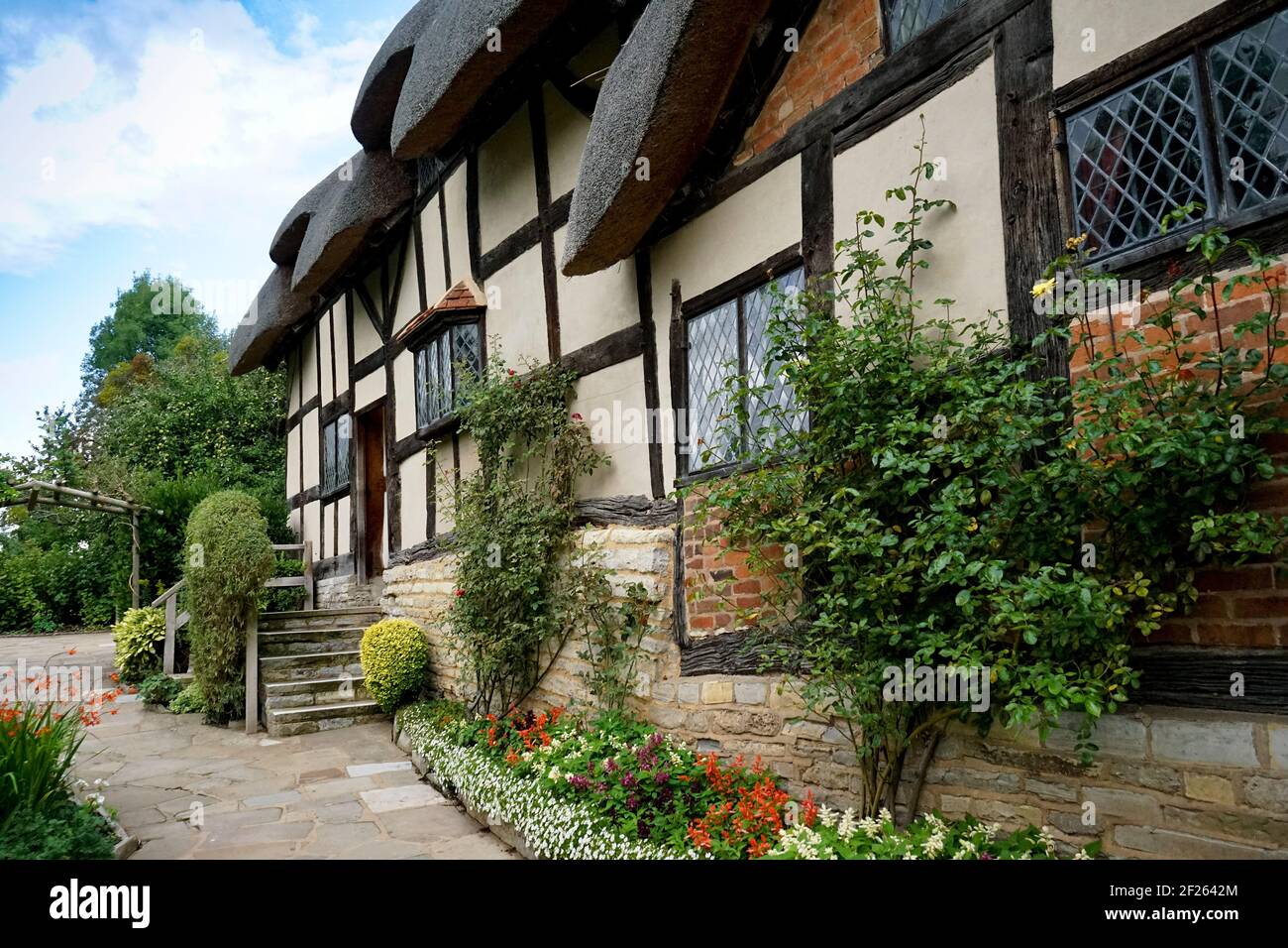 Anne Hathaway's Cottage Banque D'Images