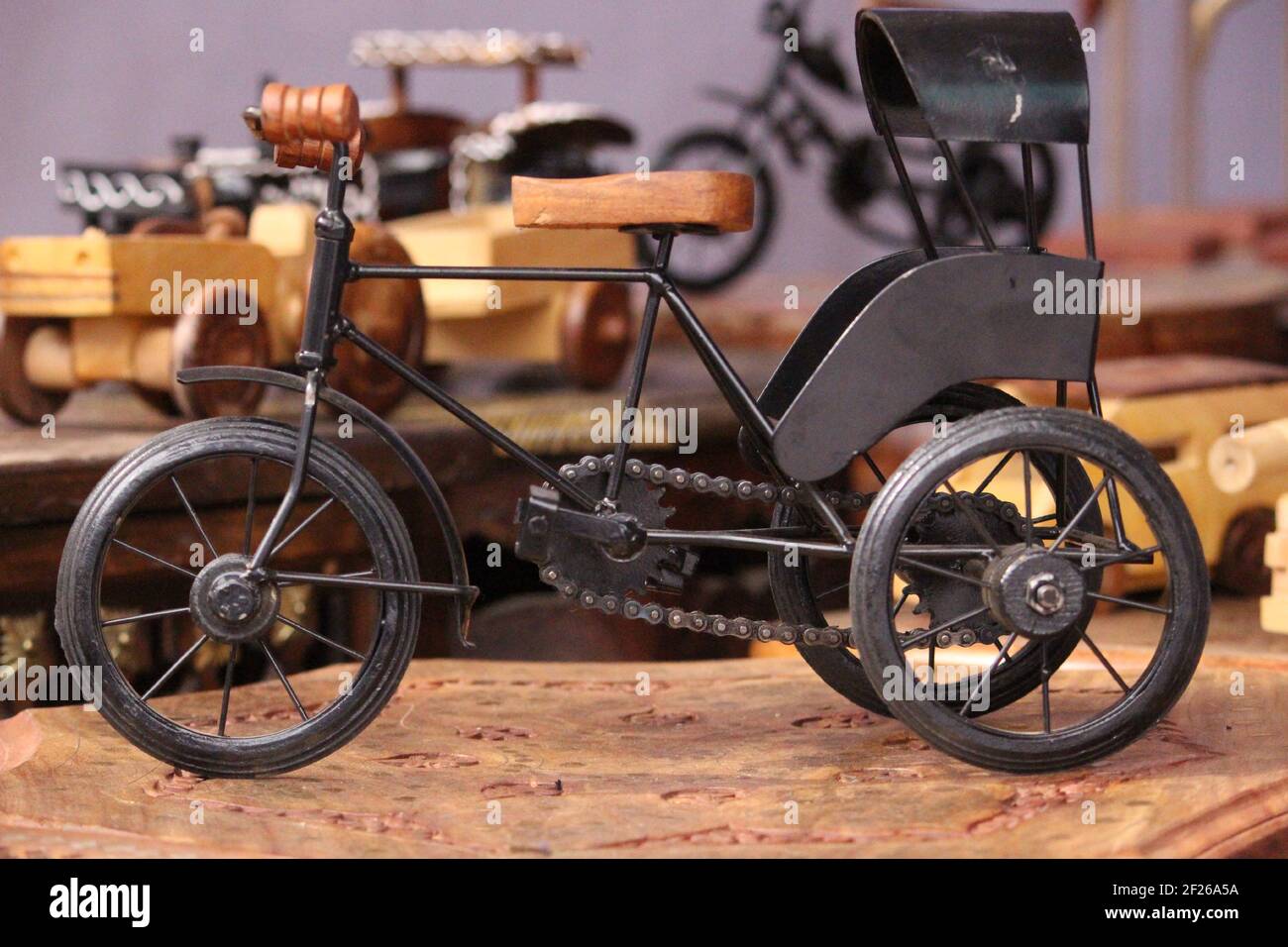 Modèle Vélo Vintage Banque D'Images