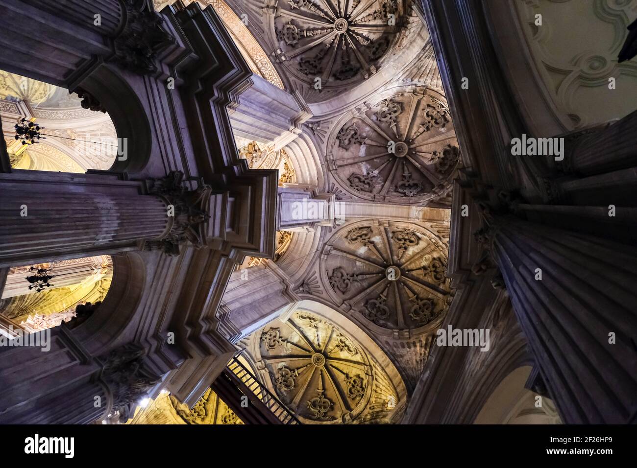 MALAGA, ANDALOUSIE/ESPAGNE - JUILLET 5 : vue intérieure de la cathédrale de l'Incarnation à Malaga Costa del sol Espagne le 5 juillet 20 Banque D'Images