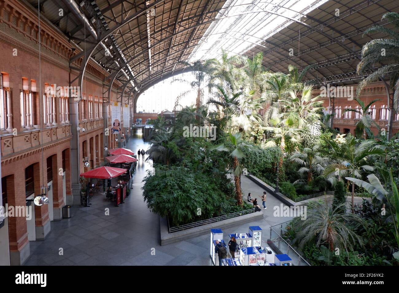 La gare d'Atocha, Madrid Banque D'Images