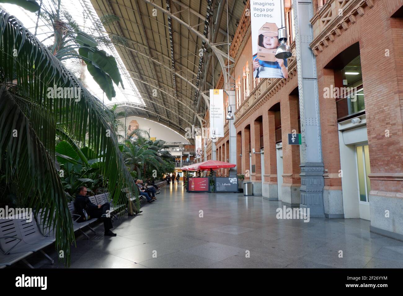 La gare d'Atocha, Madrid Banque D'Images