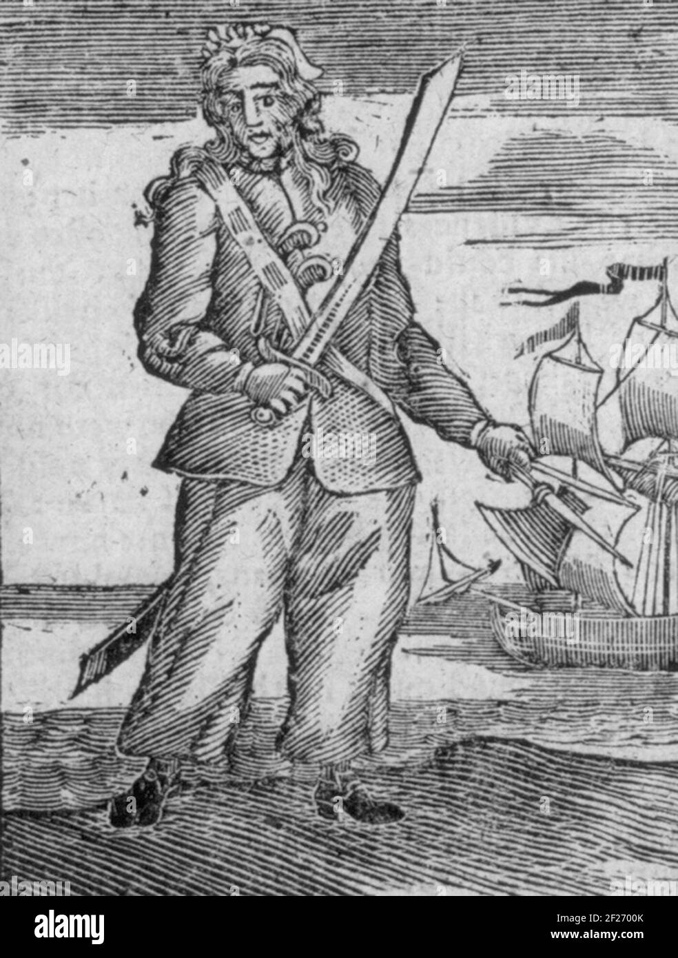 Anne Bonny, Anne Bonny le pirate féminin Banque D'Images