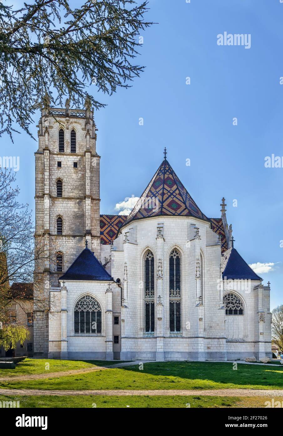 Monastère royal de Brou, Bourg-en-Bresse, France Banque D'Images