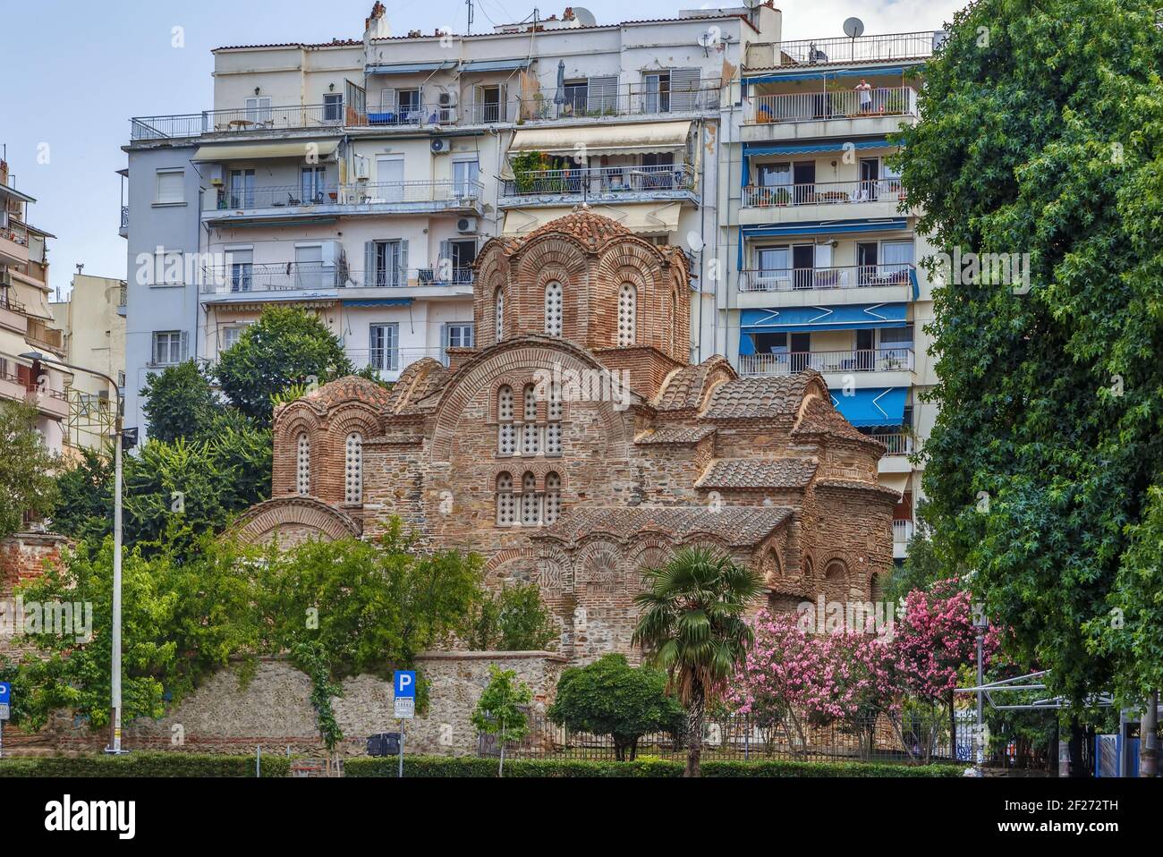 Église Saint Panteleimon, Thessalonique, Grèce Banque D'Images