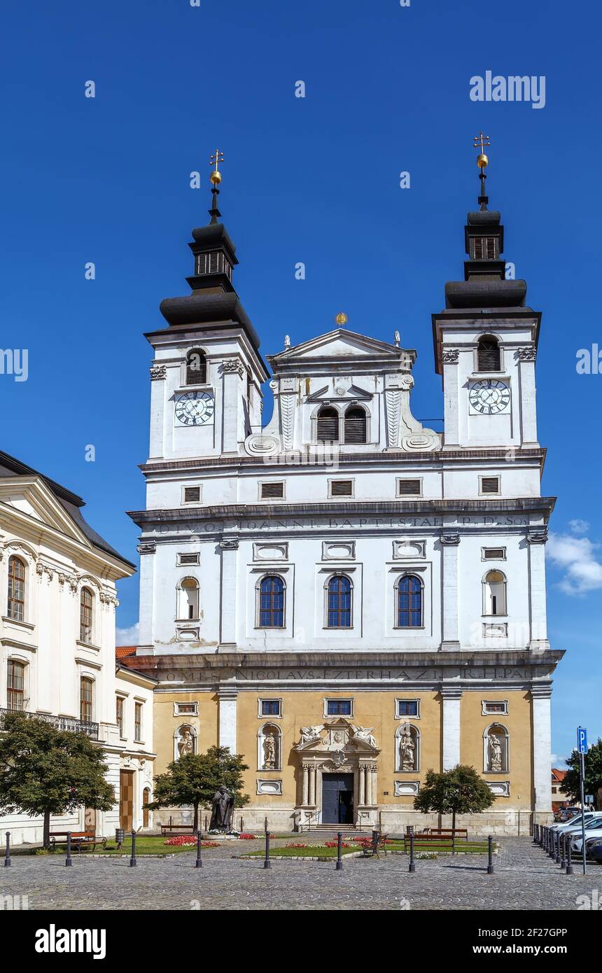 Cathédrale Saint-Jean-Baptiste, Trnava, Slovaquie Banque D'Images Cathédrale Saint-Jean-Baptiste, Trnava, Slovaquie Banque D'Images