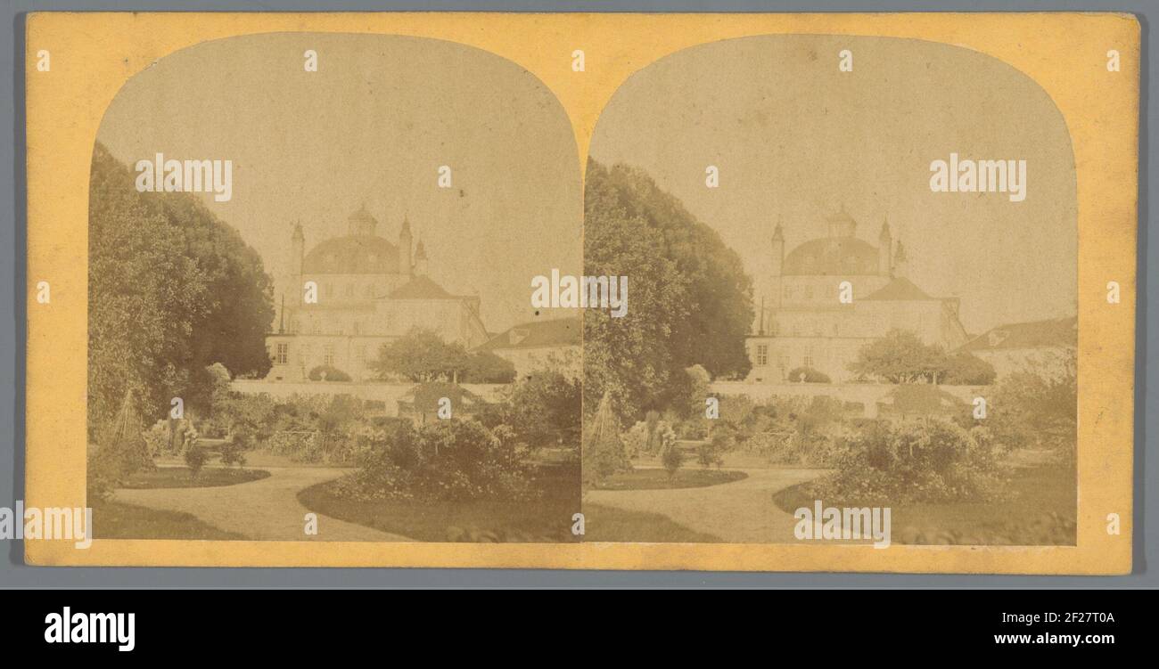 Danemark, Copenhague, palais avec jardin .. Banque D'Images