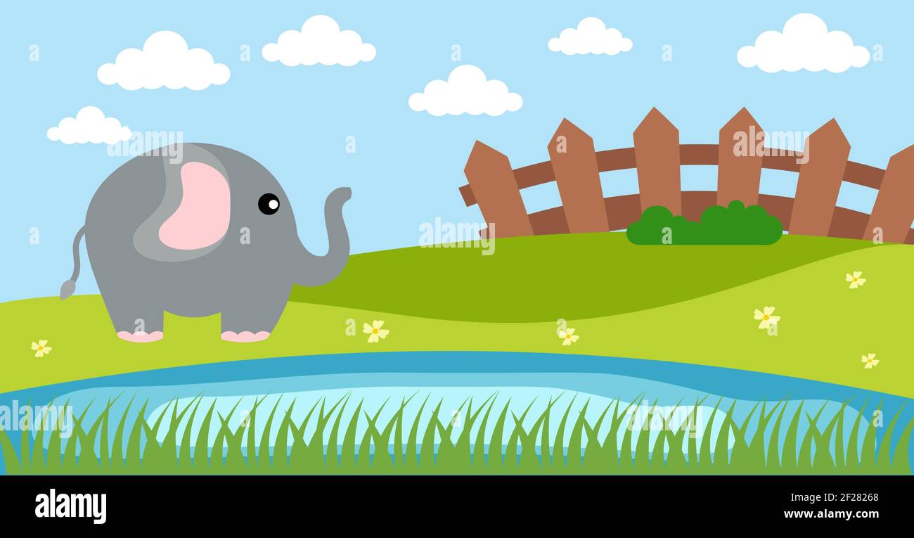 Elephant Head Cartoon Banque D Image Et Photos Page 3 Alamy
