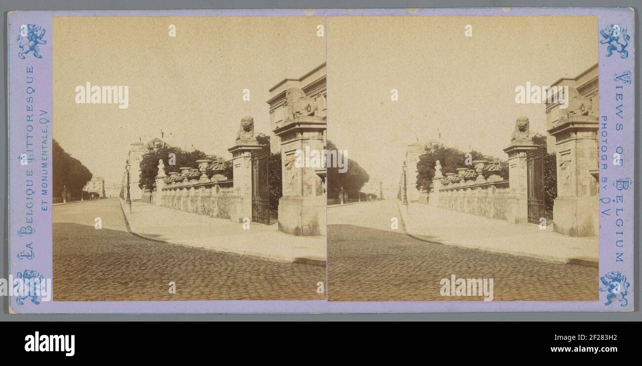 Bruxelles, rue Ducale .. Banque D'Images