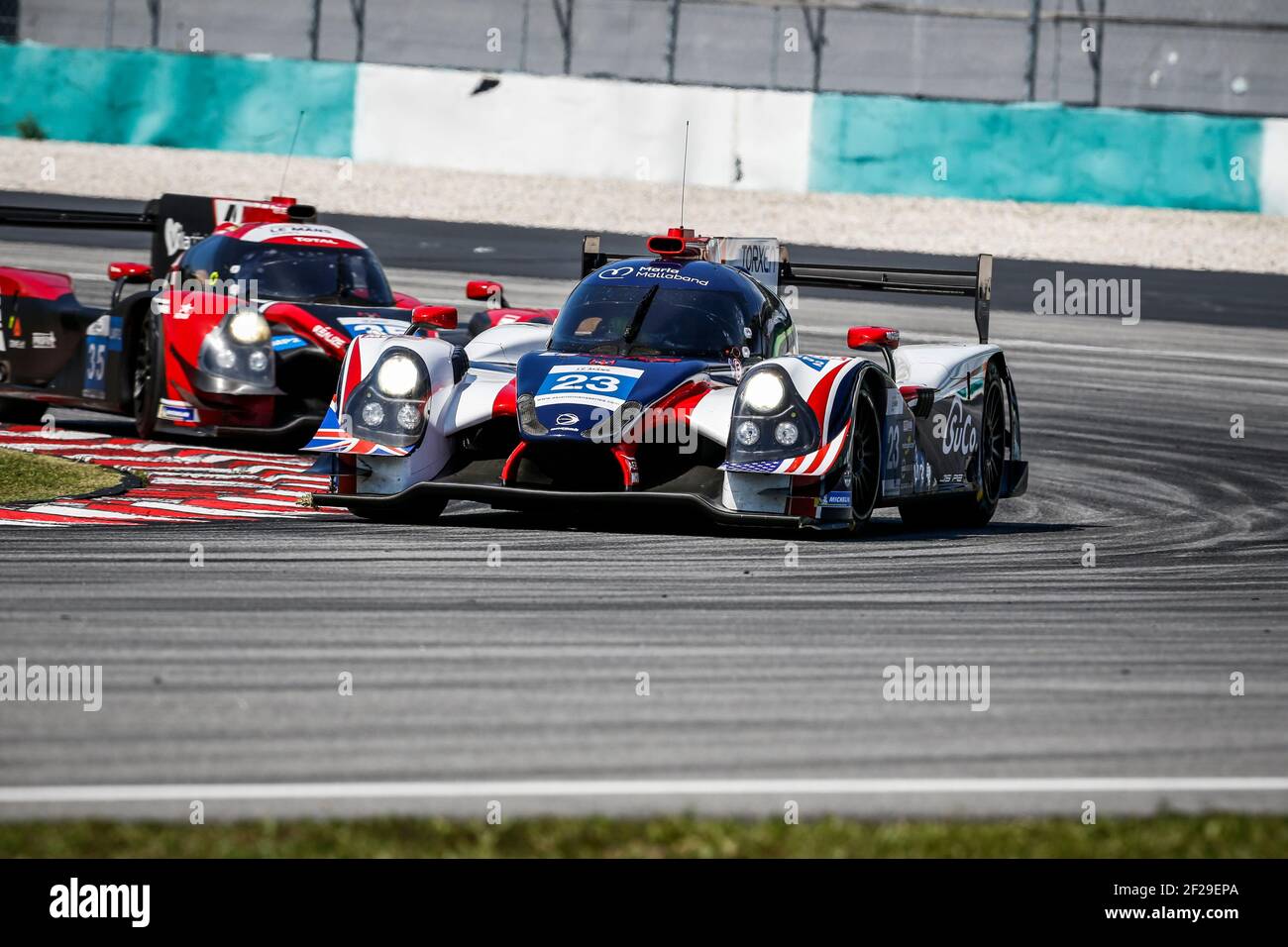 23 UNITED AUTOSPORTS (GBR) LIGIER JS P2 NISSAN LMP2 GUY COSMO (Etats-Unis) PATRICK BYRNE (Etats-Unis) SALIH YOLUC (BRA) pendant le Championnat d'Asie le Mans 2018 / 2019, 4 heures de Sepang, 22 au 24 février 2019, Malaisie - photo Clement Marin / DPPI Banque D'Images