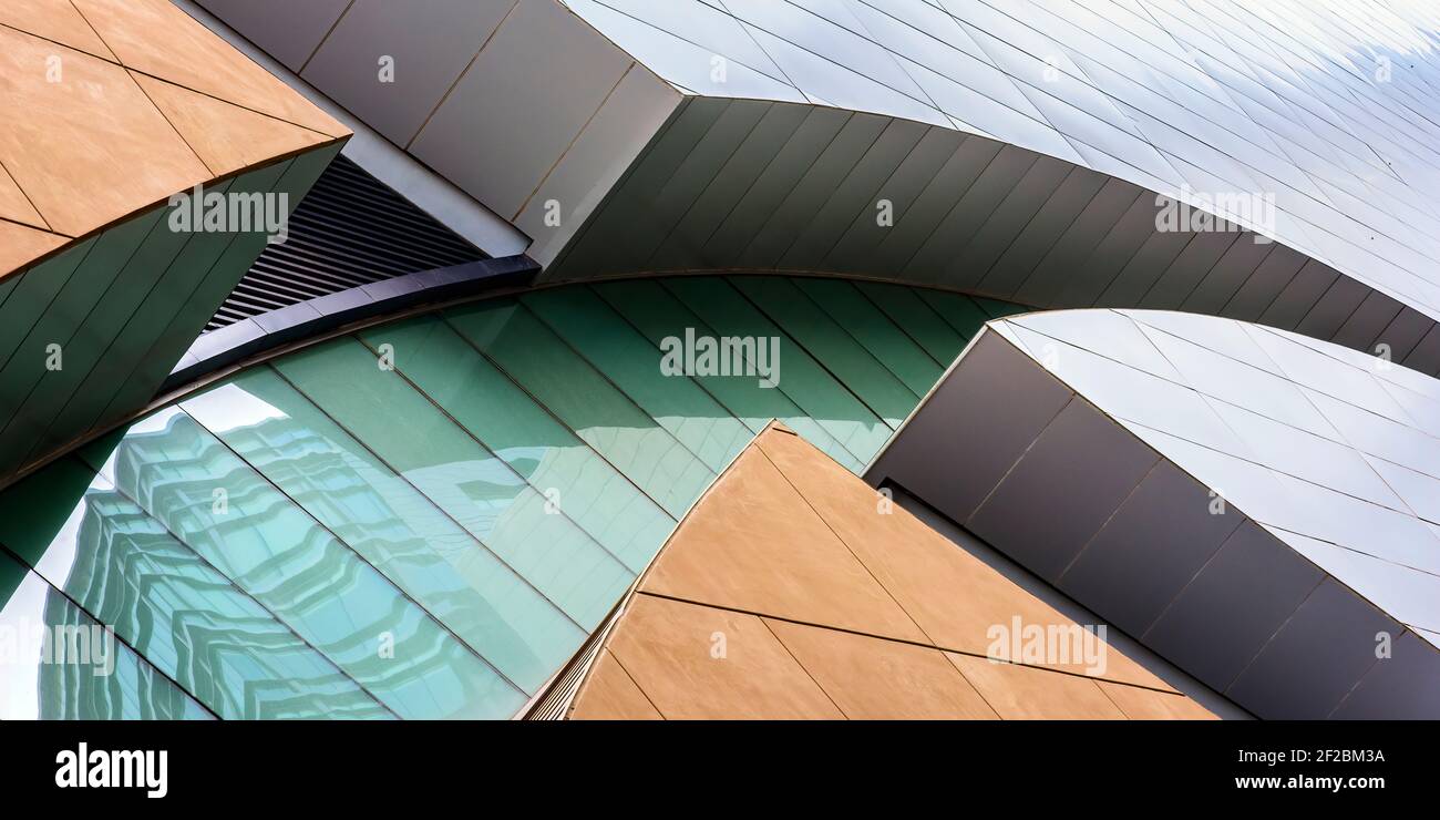 Un résumé d'une partie du bâtiment A au World Market Center de Las Vegas, Nevada Banque D'Images