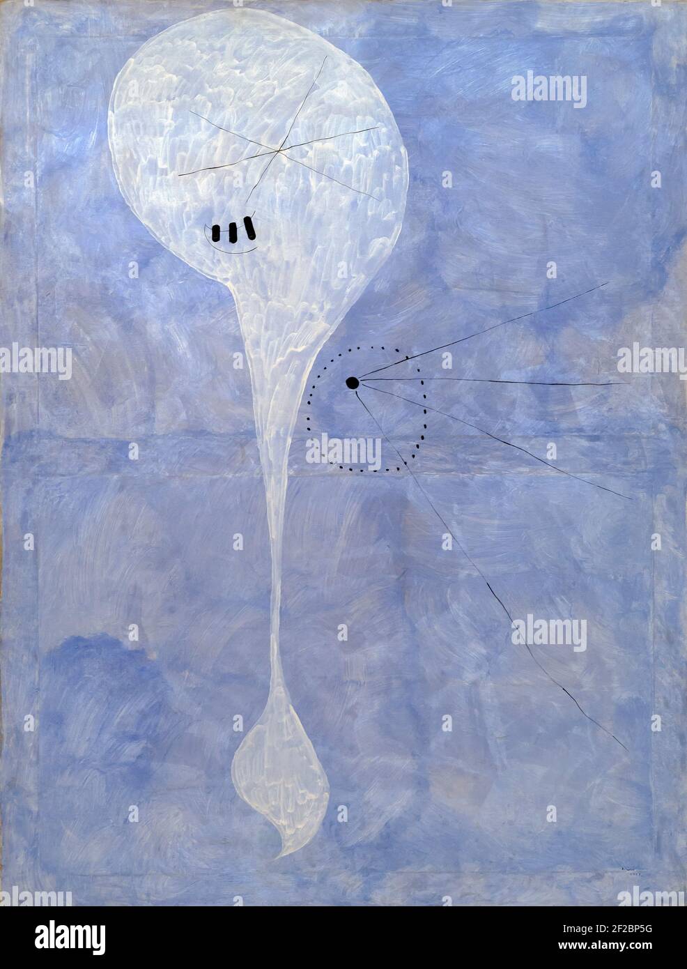 Personage, Joan Miro, 1925 ans, Solomon R. Guggenheim Museum, Manhattan, New York City, États-Unis, Amérique du Nord Banque D'Images