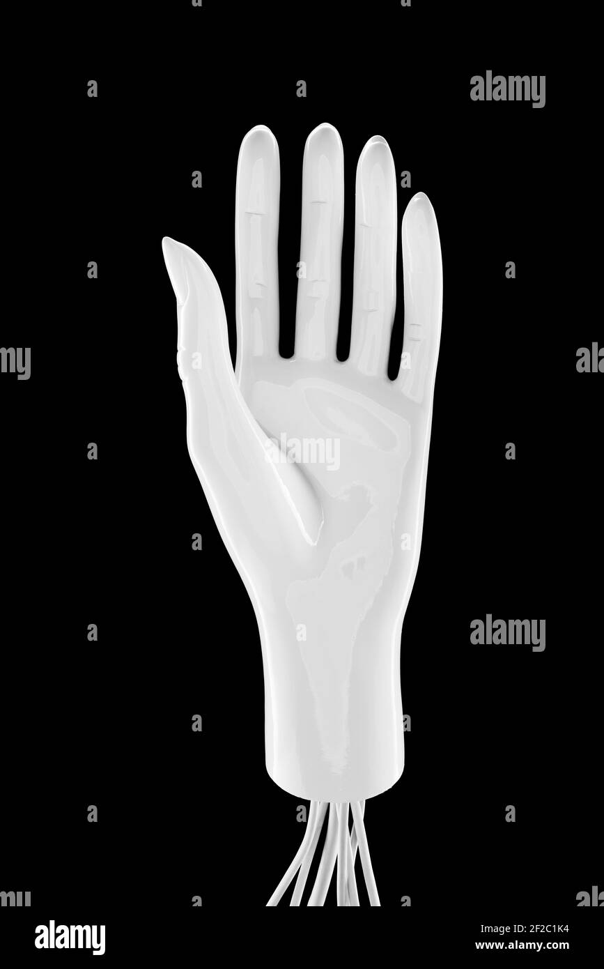 Main de robot Banque D'Images