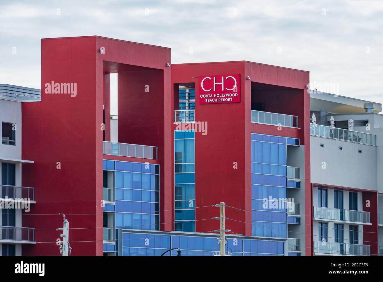 Costa Hollywood Beach Resort - Hollywood, Floride, États-Unis Banque D'Images