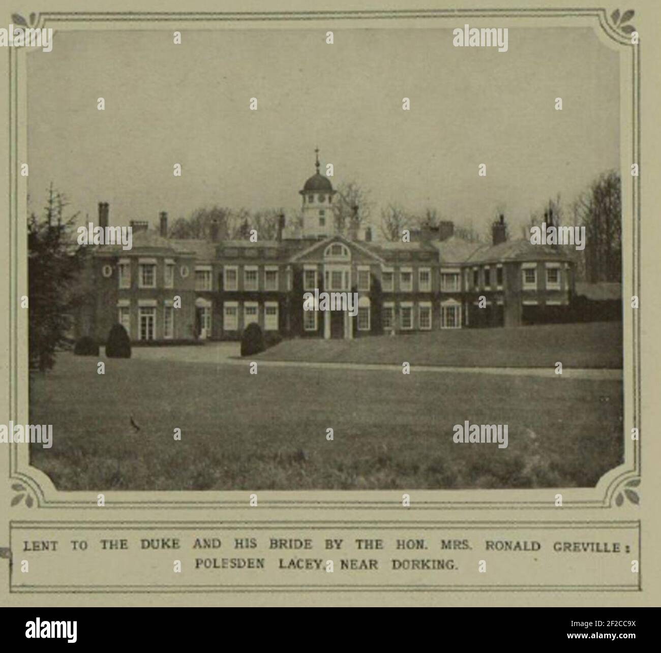 Polesden Lacey 1923. Banque D'Images