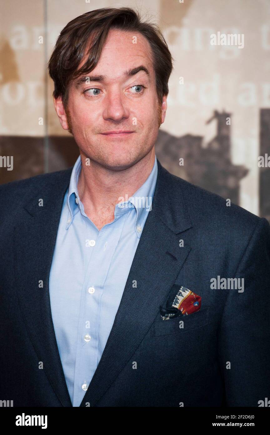 Matthew MacFadyen arrive au crime Thriller Awards 2014 à The Grosvenor House Hotel - Londres Banque D'Images