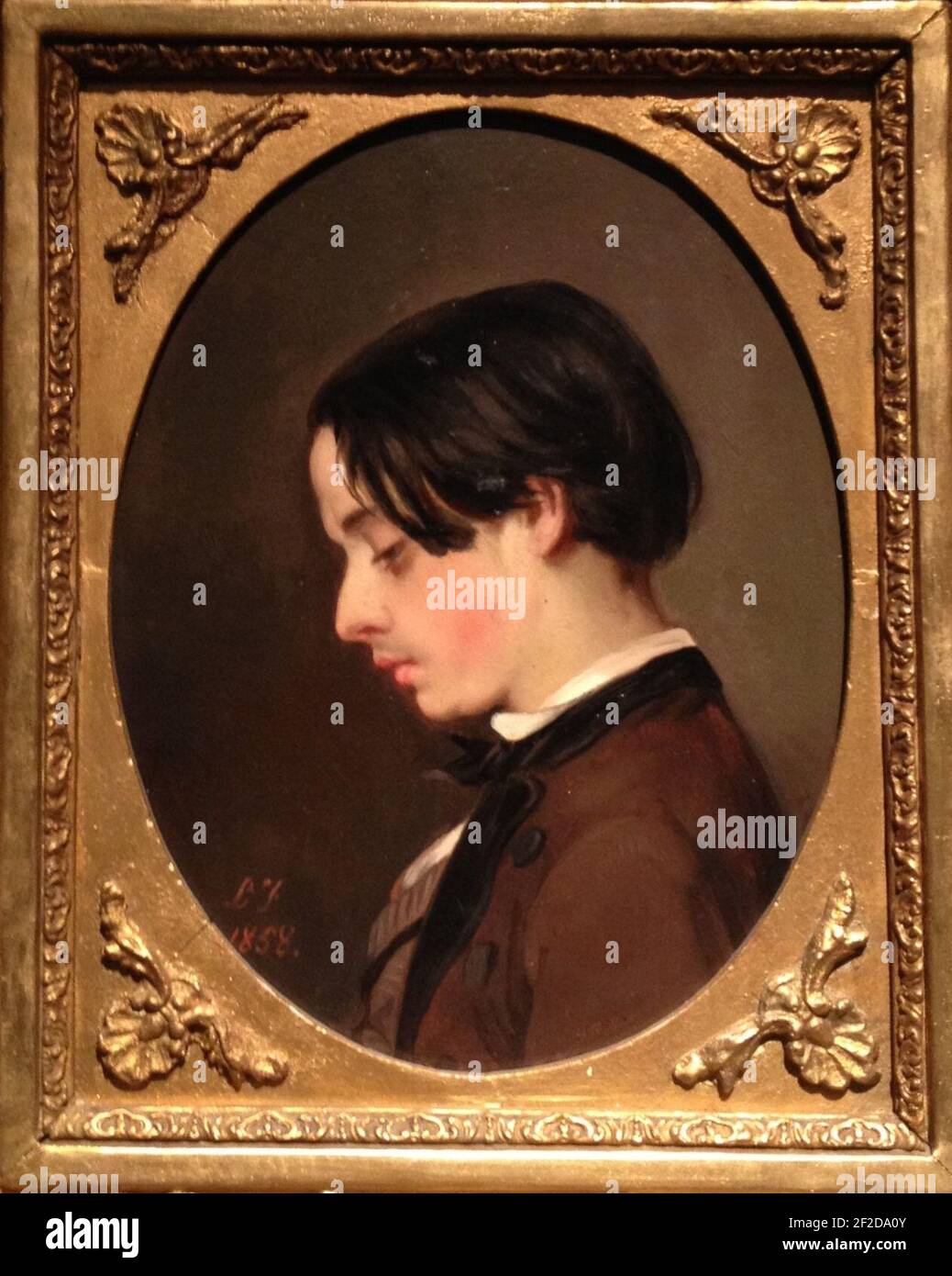 Portrait d'Alejandro Ferrant y Fischermans par Luis Ferrant y Llausás. Banque D'Images