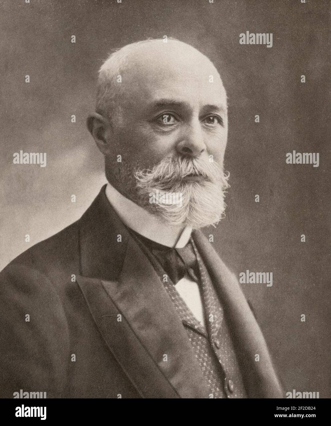 Portrait d'Antoine-Henri Becquerel. Banque D'Images