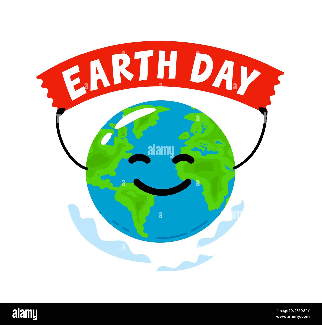 Jour de la terre. Environnement, écologie concept plat style vectoriel illustration isolée Illustration de Vecteur