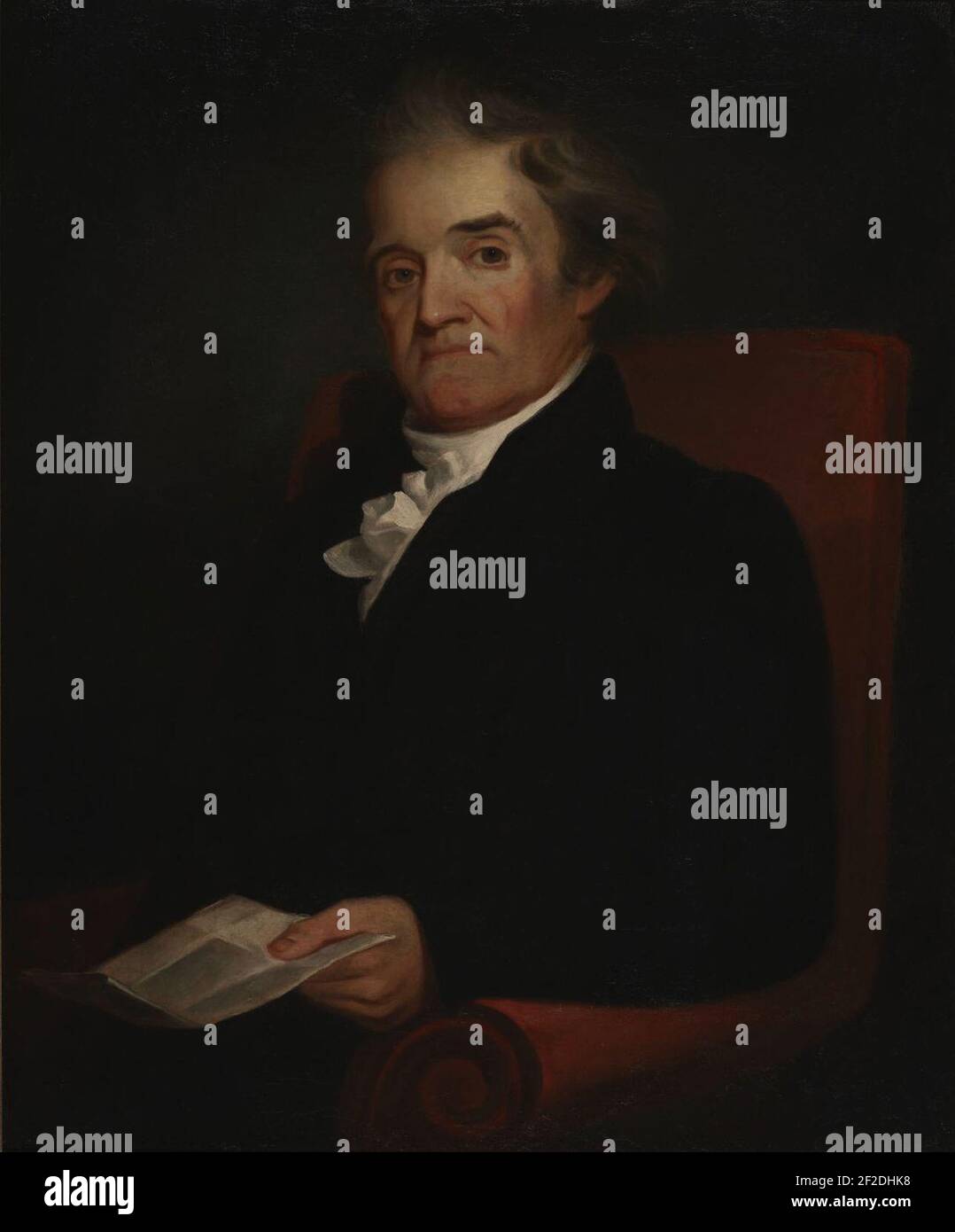Portrait de Noah Webster. Banque D'Images