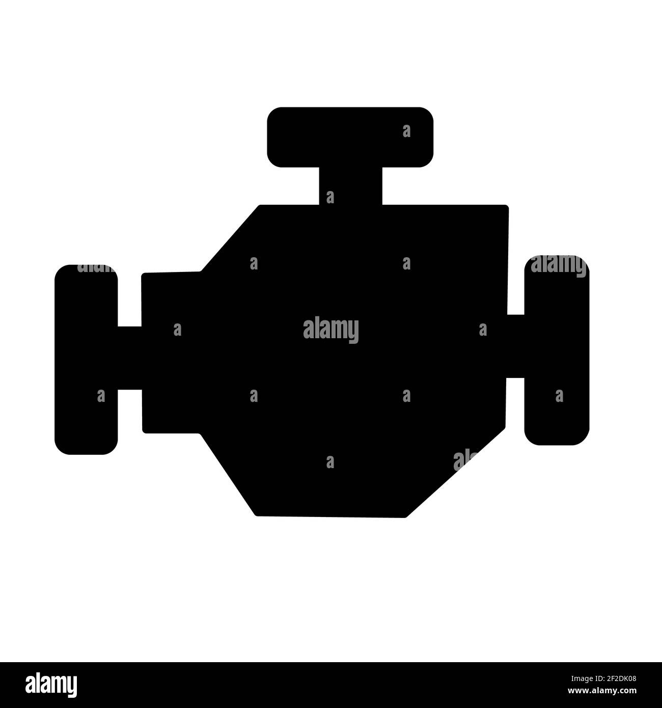 icône du moteur sur fond blanc. panneau du moteur. style plat. symbole du moteur de la voiture. Banque D'Images