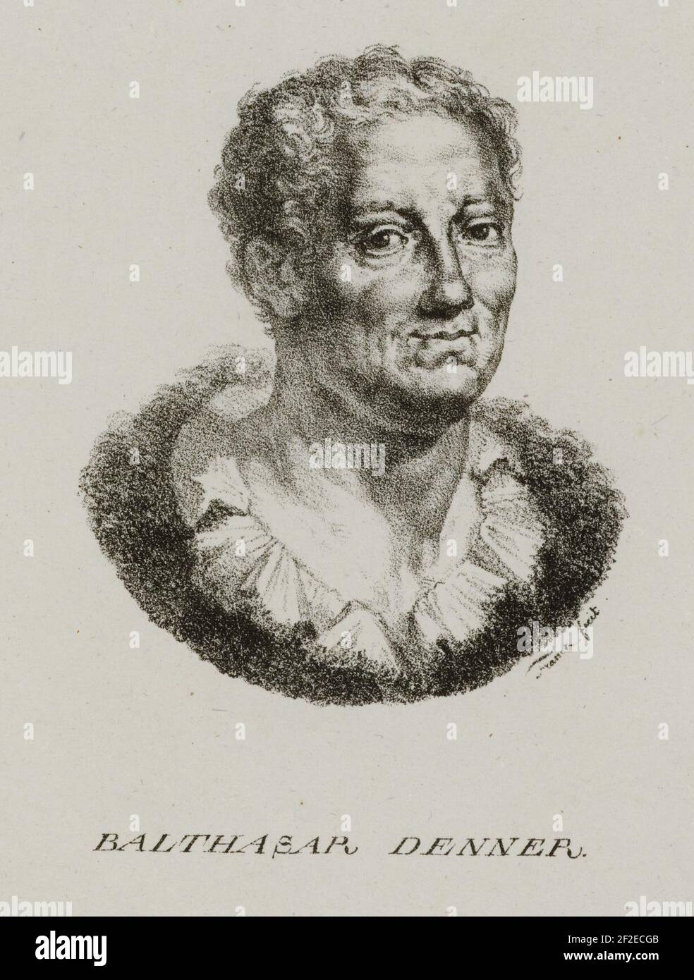 Balthasar Denner. Banque D'Images