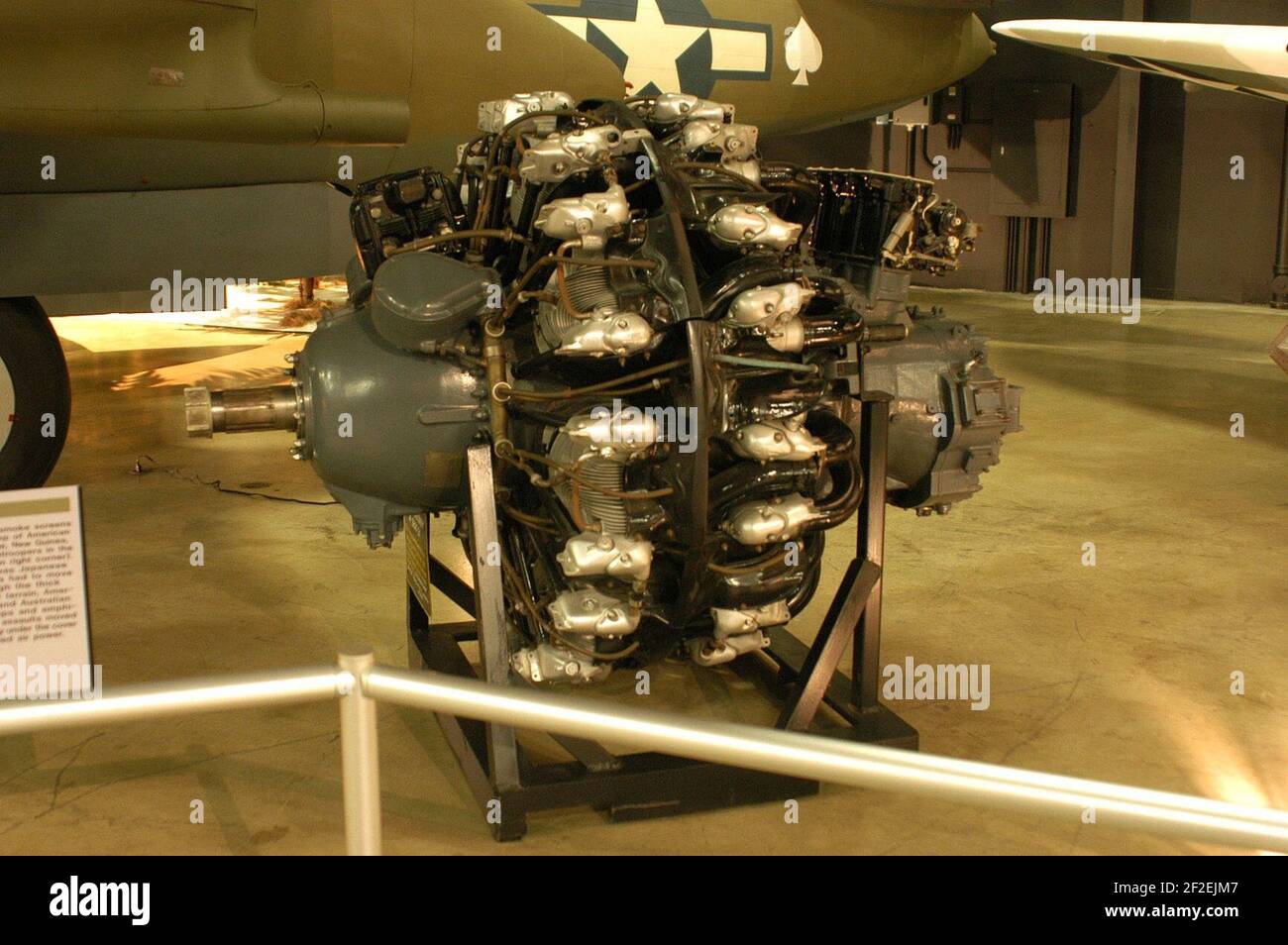Pratt & Whitney R-2800-21 USAF. Banque D'Images