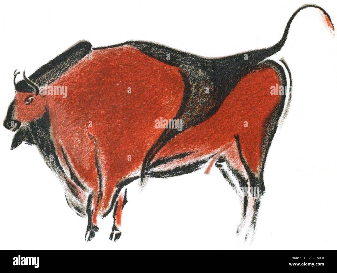 Temps préhistoriques FP. Banque D'Images