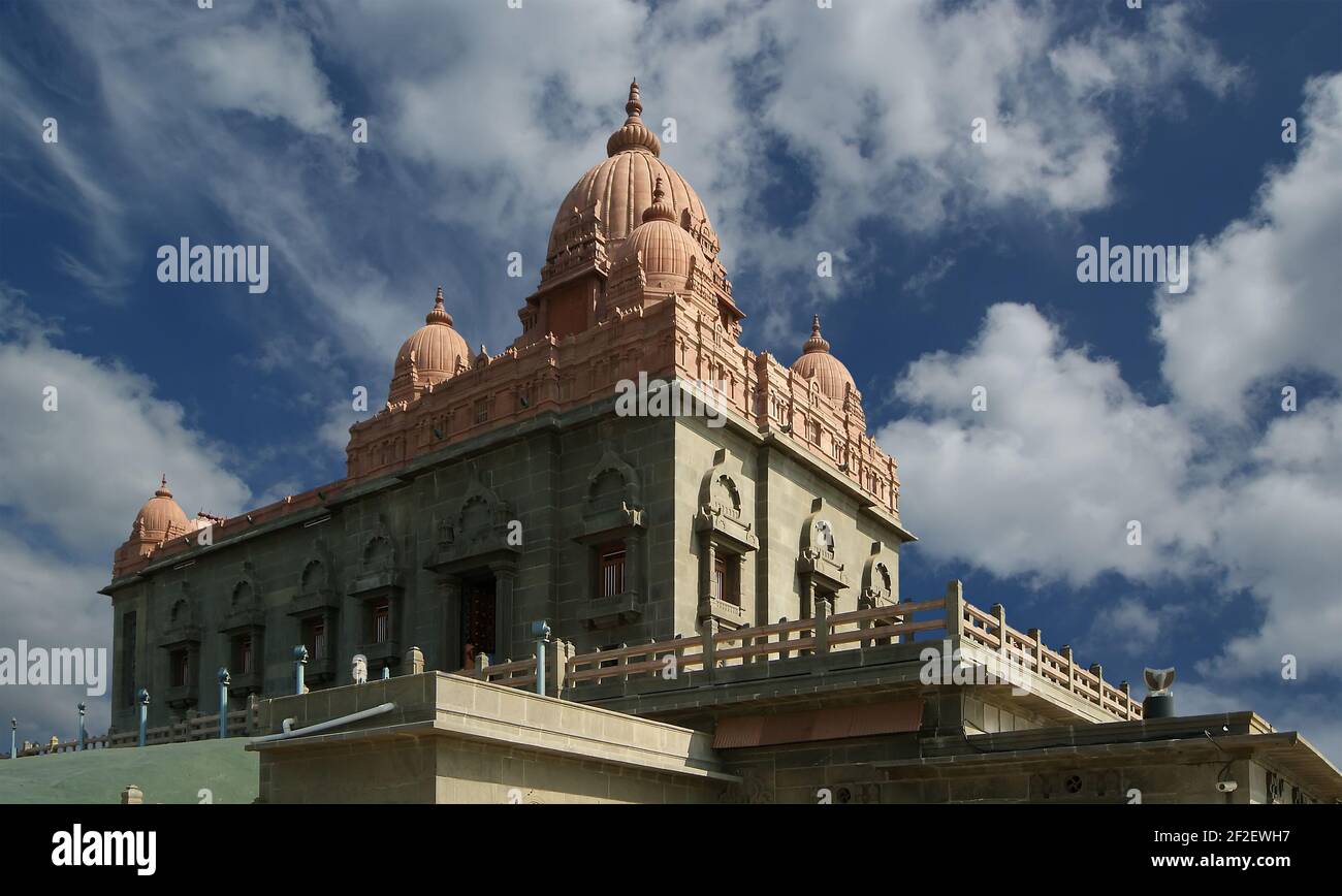 Mémorial Swami Vivekananda, Mandapam, Kanyakumari, Tamilnadu, Inde. Banque D'Images