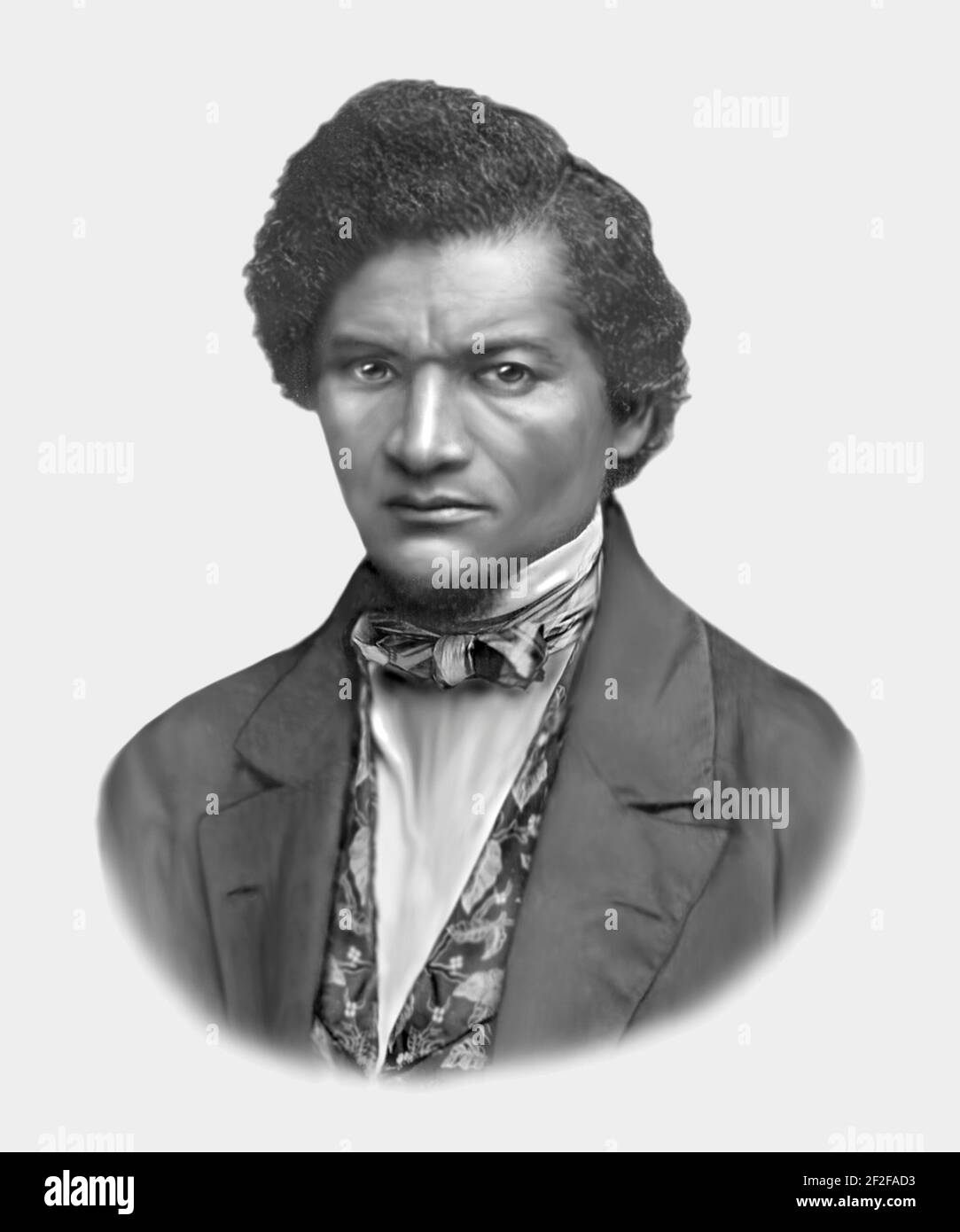 Frederick Douglass 1818-1895 American social Reformer Abolitionniste orator écrivain homme d'État Banque D'Images