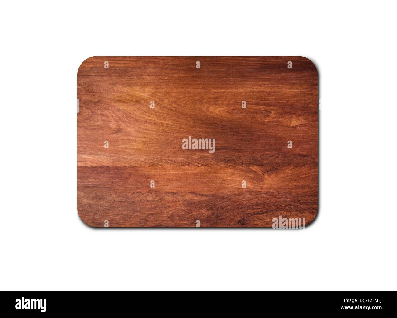 Texture de bois rustique vide isolée sur fond blanc avec espace de copie pour la conception ou le travail. Chemin de découpe Banque D'Images