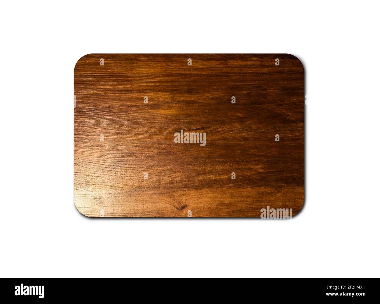 Texture moderne en bois isolée sur fond blanc avec espace de copie pour la conception ou le travail. Chemin de découpe Banque D'Images