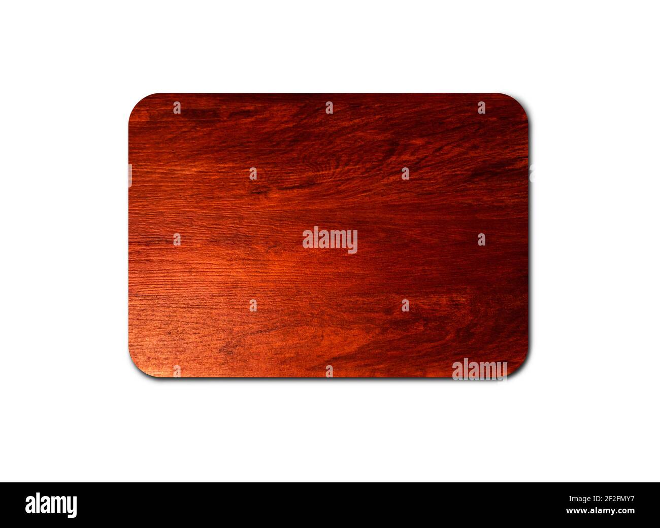 Texture moderne en bois isolée sur fond blanc avec espace de copie pour la conception ou le travail. Chemin de découpe Banque D'Images