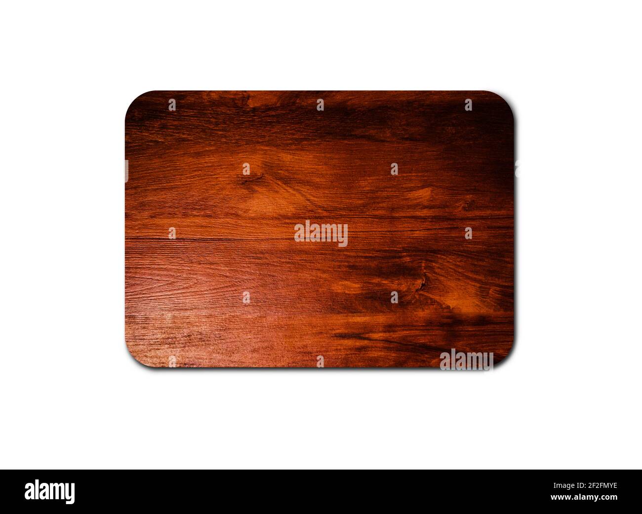 Texture moderne en bois isolée sur fond blanc avec espace de copie pour la conception ou le travail. Chemin de découpe Banque D'Images