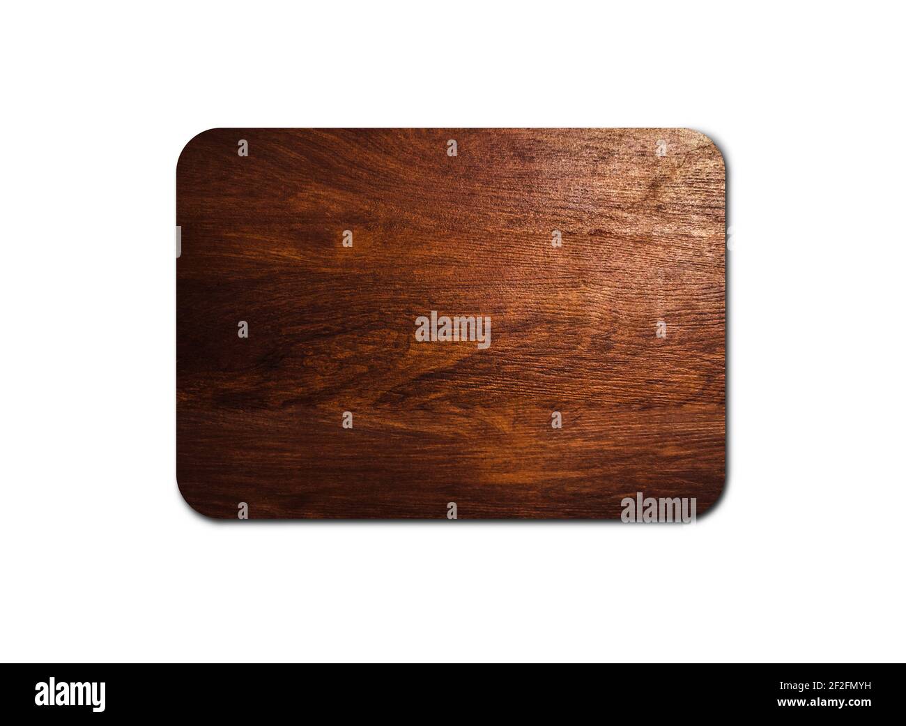 Texture moderne en bois isolée sur fond blanc avec espace de copie pour la conception ou le travail. Chemin de découpe Banque D'Images