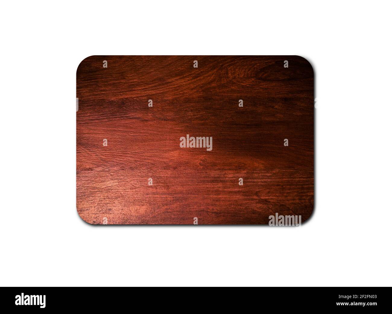 Texture moderne en bois isolée sur fond blanc avec espace de copie pour la conception ou le travail. Chemin de découpe Banque D'Images