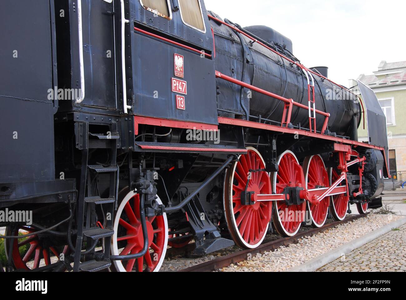 Locomotive à vapeur, vieille locomotive, vieille vapeur, Skarżysko-Kamienna, train, Vapeur, locomotives, PT47, locomotives PT47 Banque D'Images